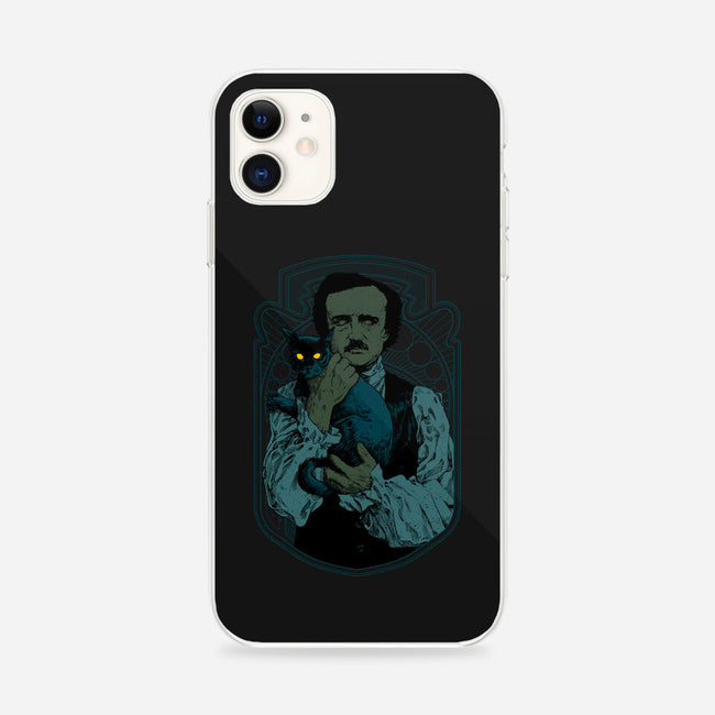 Poe And The Black Cat-iphone snap phone case-Hafaell