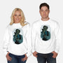 Poe And The Black Cat-unisex crew neck sweatshirt-Hafaell