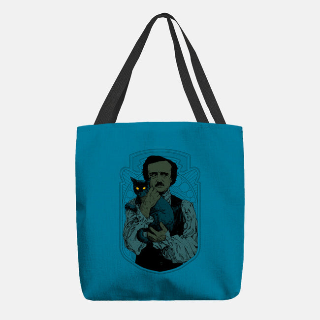 Poe And The Black Cat-none basic tote-Hafaell