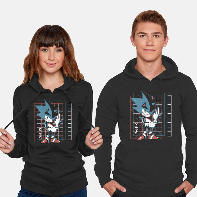 3D Hedgehog-unisex pullover sweatshirt-Gazo1a