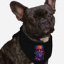 Monster Meltdown-dog bandana pet collar-glitchygorilla