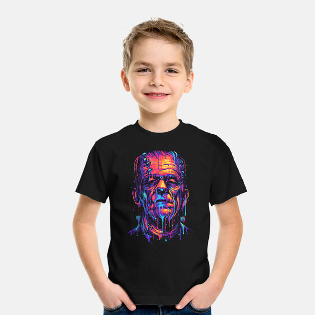 Monster Meltdown-youth basic tee-glitchygorilla