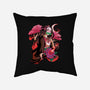 Cute Demon-none removable cover w insert throw pillow-heydale