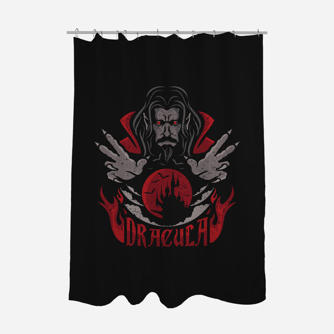 Dracula's Castle-none polyester shower curtain-jrberger