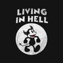 Living In Hell-none memory foam bath mat-Paul Simic