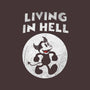Living In Hell-womens basic tee-Paul Simic