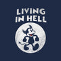 Living In Hell-none outdoor rug-Paul Simic