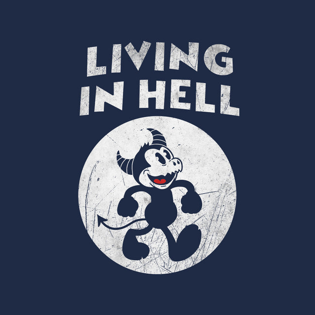 Living In Hell-dog basic pet tank-Paul Simic