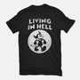 Living In Hell-womens basic tee-Paul Simic