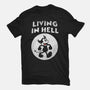 Living In Hell-mens basic tee-Paul Simic