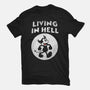 Living In Hell-mens premium tee-Paul Simic