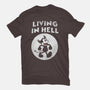 Living In Hell-womens basic tee-Paul Simic