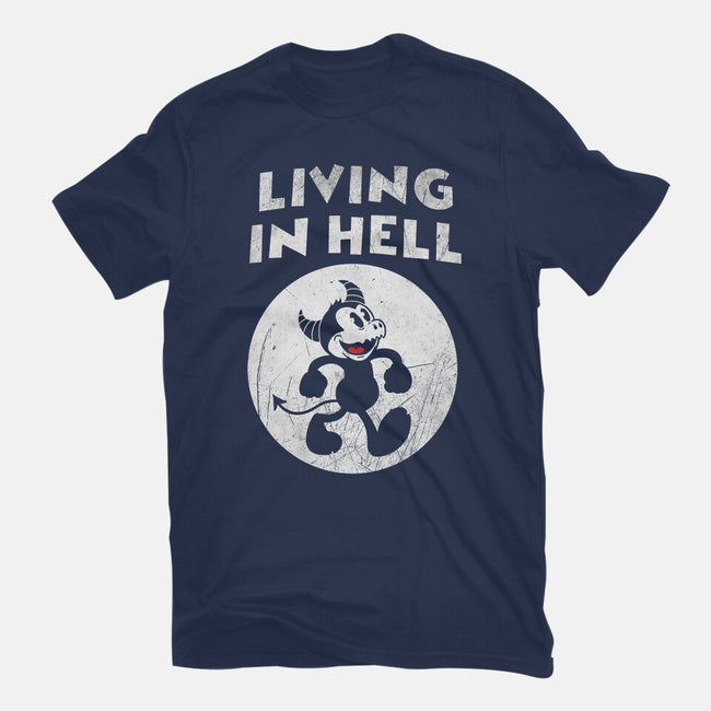 Living In Hell-womens basic tee-Paul Simic