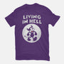 Living In Hell-mens basic tee-Paul Simic