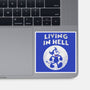 Living In Hell-none glossy sticker-Paul Simic