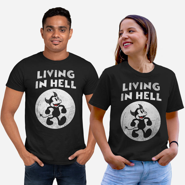 Living In Hell-unisex basic tee-Paul Simic