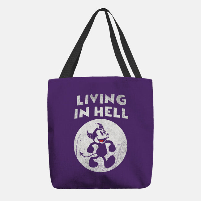 Living In Hell-none basic tote-Paul Simic