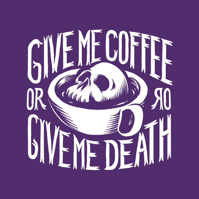 Give Me Coffee-none drawstring bag-Azafran