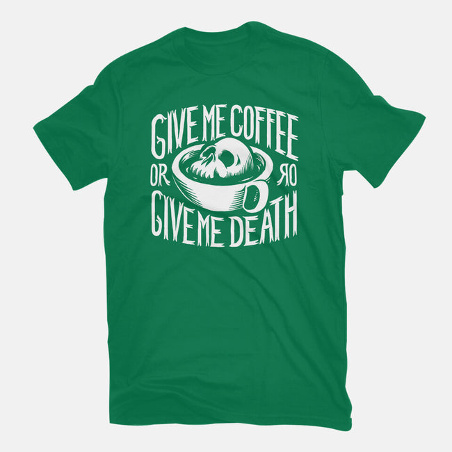Give Me Coffee-unisex basic tee-Azafran