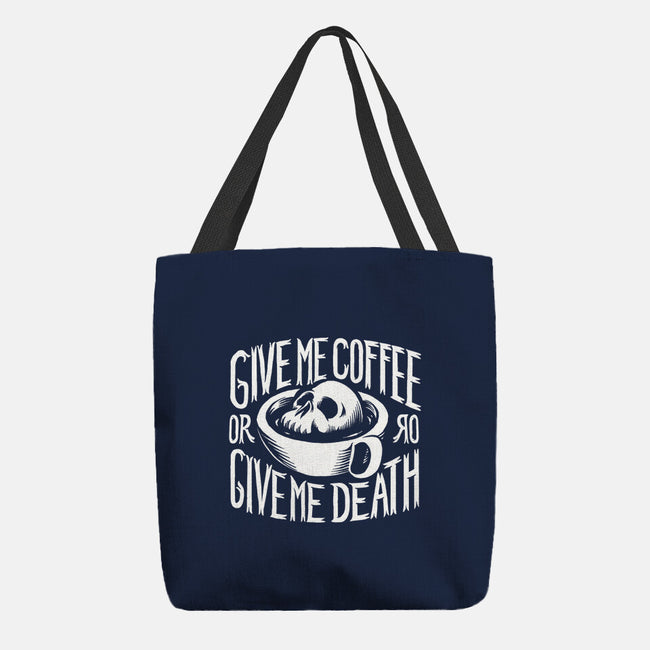 Give Me Coffee-none basic tote-Azafran