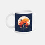 King Kaiju Sunset-none glossy mug-dandingeroz