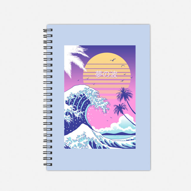 Dream Wave-none dot grid notebook-vp021