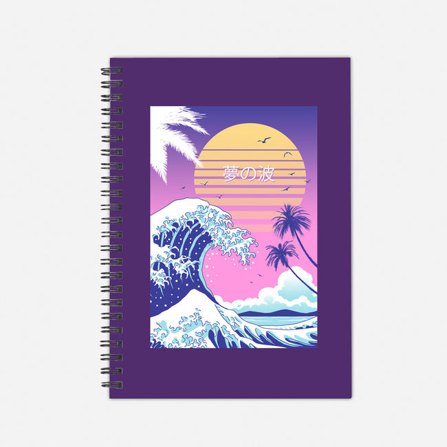 Dream Wave-none dot grid notebook-vp021