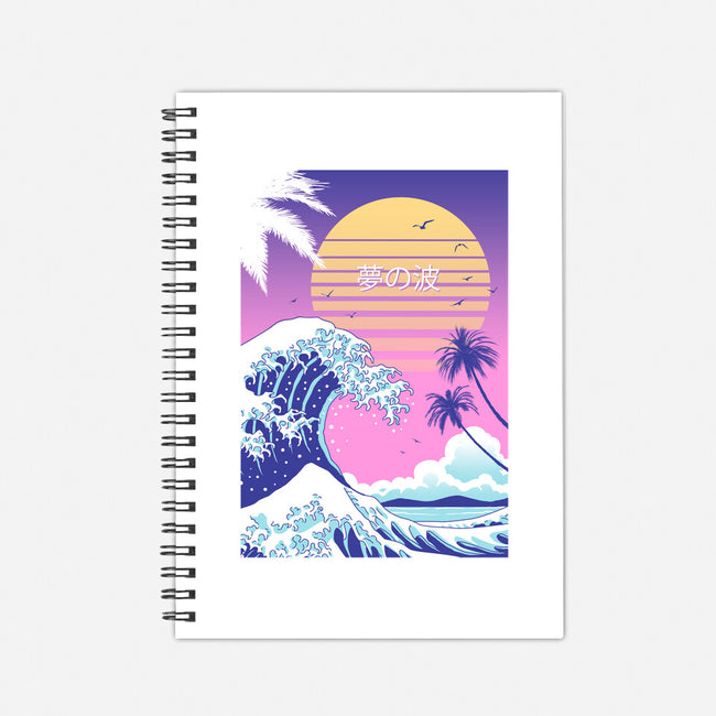 Dream Wave-none dot grid notebook-vp021