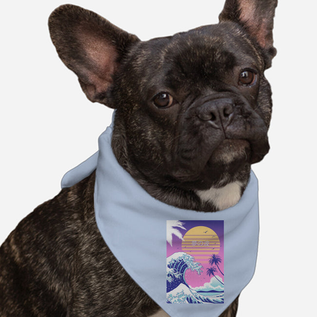 Dream Wave-dog bandana pet collar-vp021