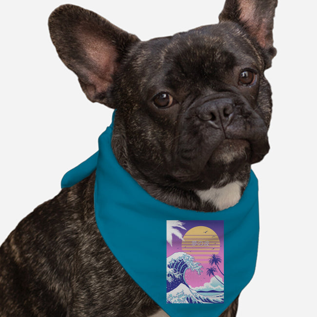 Dream Wave-dog bandana pet collar-vp021