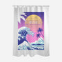 Dream Wave-none polyester shower curtain-vp021