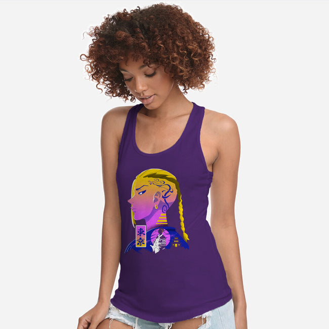 Cyber Draken-womens racerback tank-constantine2454