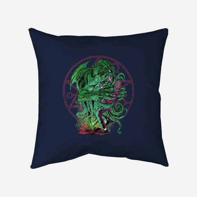 The Great Old Ones Kiss-none removable cover throw pillow-zascanauta