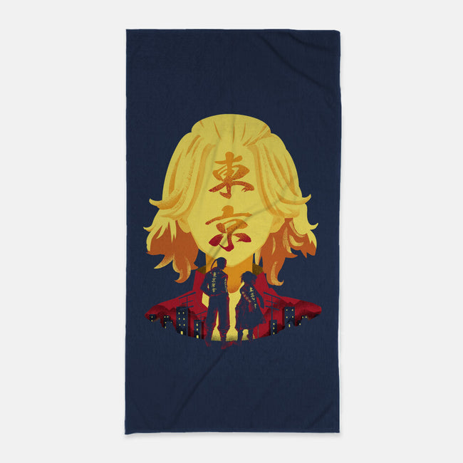 Tokyo Manji Gang-none beach towel-constantine2454