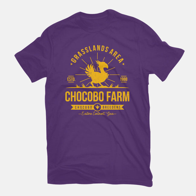 Chocobo Farm-womens basic tee-Alundrart