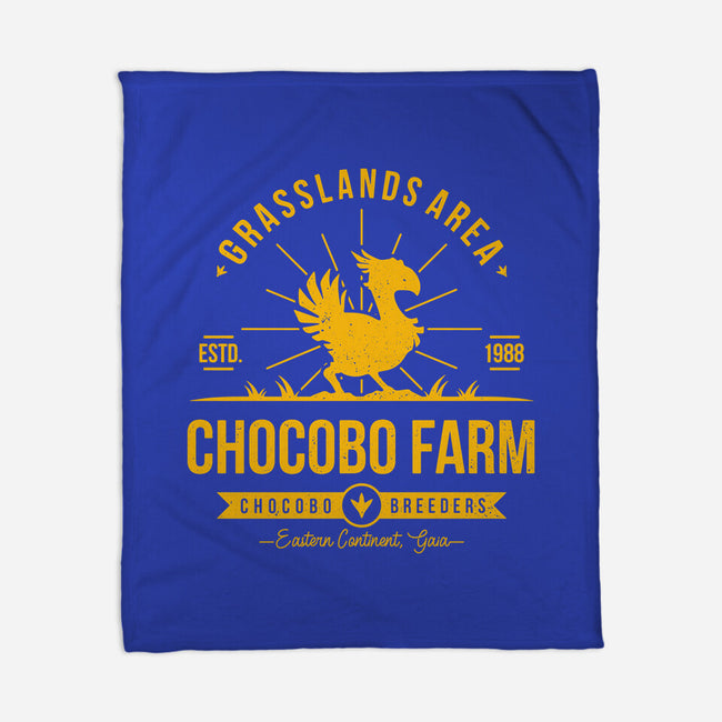 Chocobo Farm-none fleece blanket-Alundrart