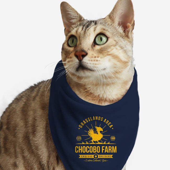 Chocobo Farm-cat bandana pet collar-Alundrart