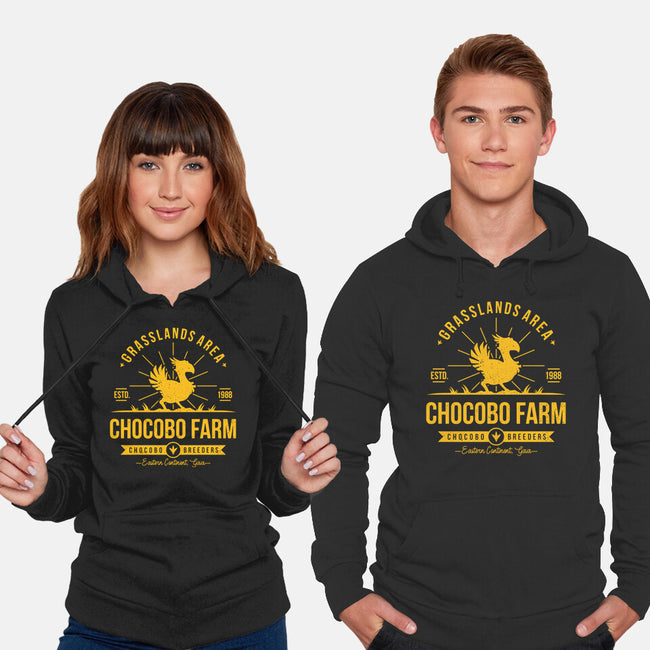 Chocobo Farm-unisex pullover sweatshirt-Alundrart