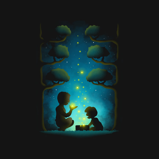 Lightning Bugs-none removable cover w insert throw pillow-Vallina84