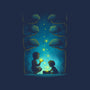 Lightning Bugs-none removable cover w insert throw pillow-Vallina84