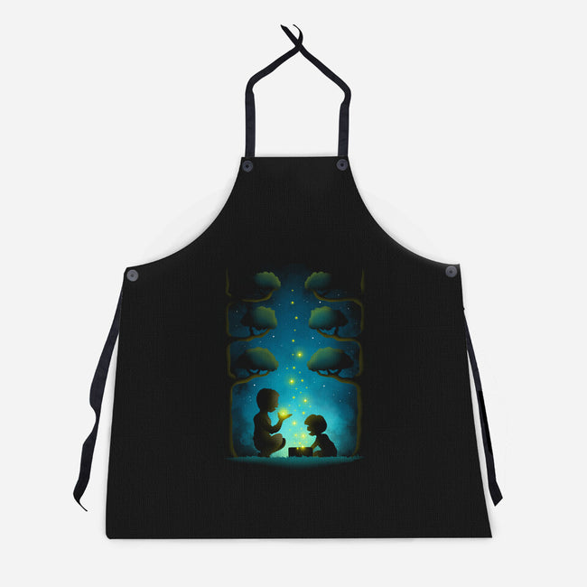 Lightning Bugs-unisex kitchen apron-Vallina84