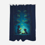 Lightning Bugs-none polyester shower curtain-Vallina84