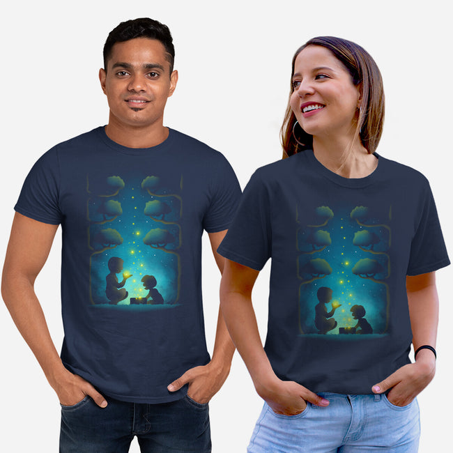 Lightning Bugs-unisex basic tee-Vallina84