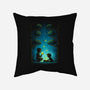 Lightning Bugs-none non-removable cover w insert throw pillow-Vallina84