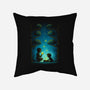 Lightning Bugs-none removable cover w insert throw pillow-Vallina84