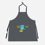 Hungry Cats-unisex kitchen apron-teesgeex