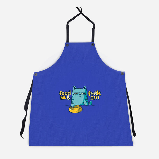 Hungry Cats-unisex kitchen apron-teesgeex