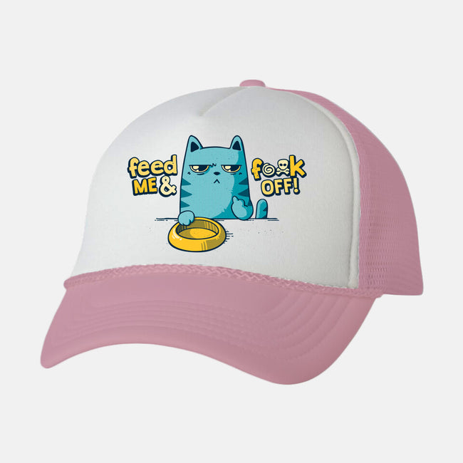 Hungry Cats-unisex trucker hat-teesgeex