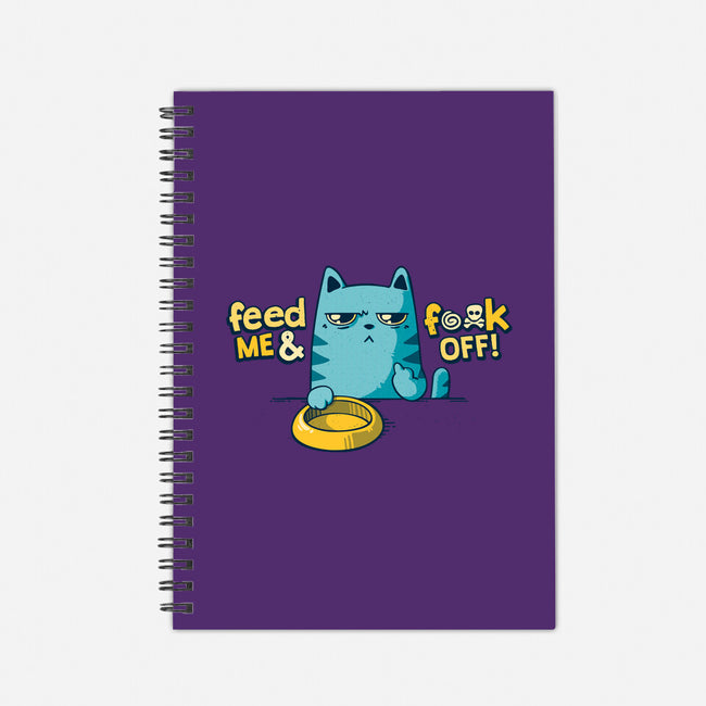 Hungry Cats-none dot grid notebook-teesgeex