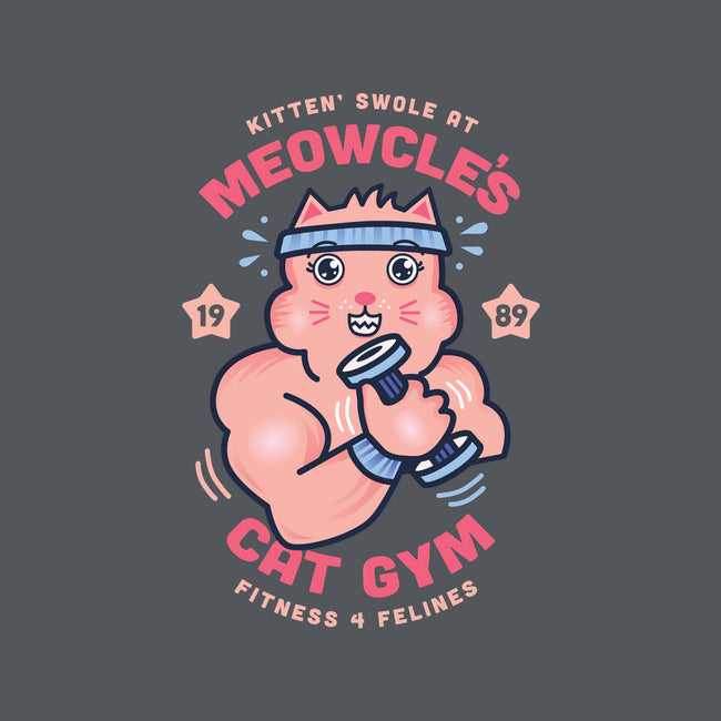 Meowcle's Cat Gym-unisex basic tee-hbdesign